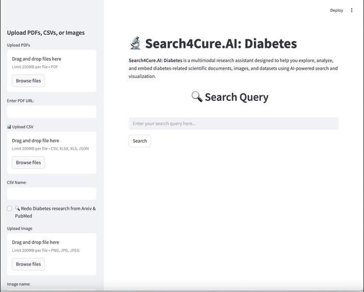 Search4Cure.AI-Diabetes – screenshot 5