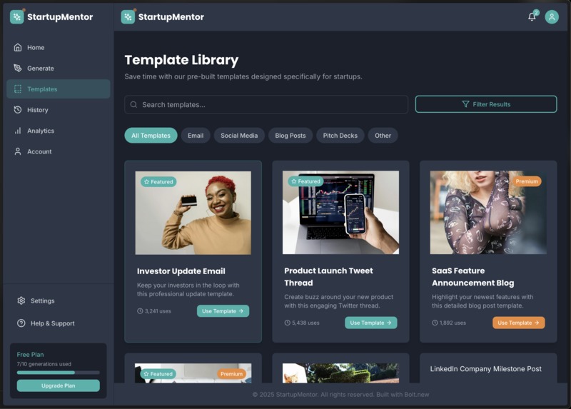 StartupMentor – screenshot 3