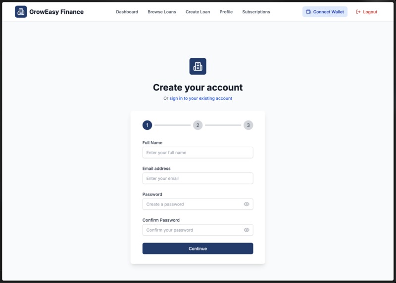 GrowEasy Finance – screenshot 1