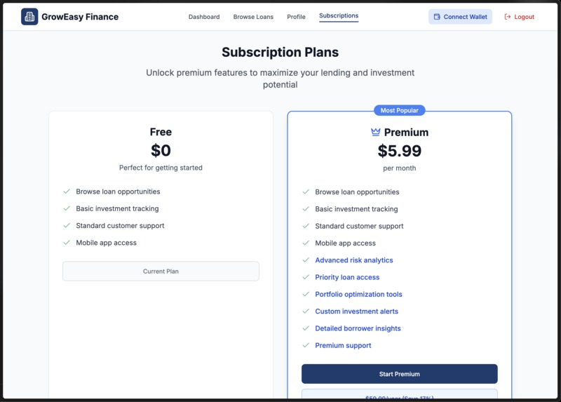 GrowEasy Finance – screenshot 2