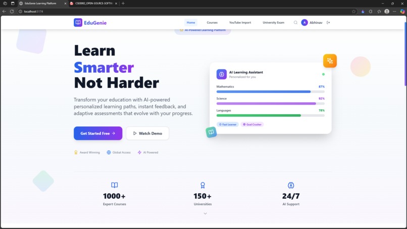EduGenie – screenshot 1