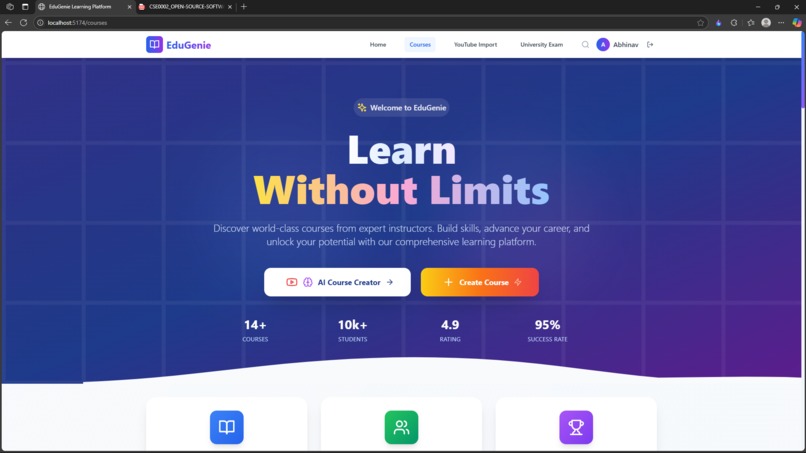 EduGenie – screenshot 2