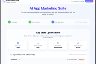 AI App Marketing Suite - Icon Generator & ASO Tools