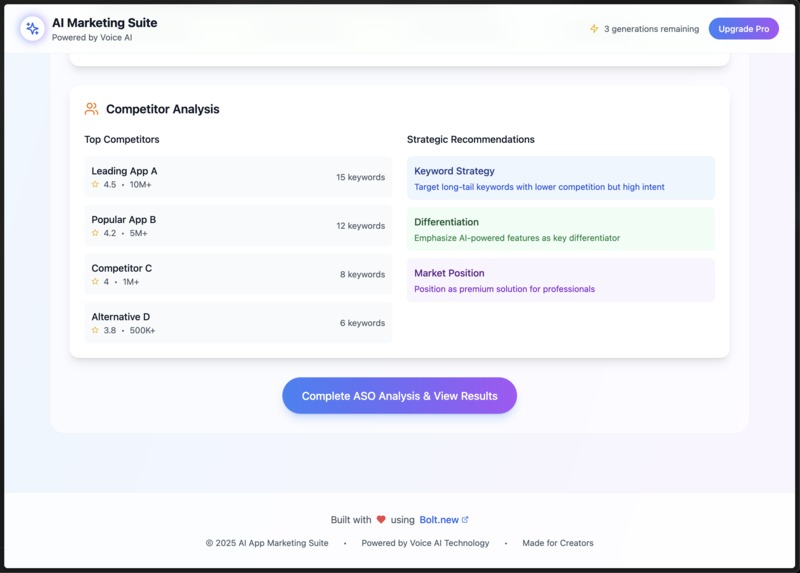 AI App Marketing Suite - Icon Generator & ASO Tools – screenshot 6