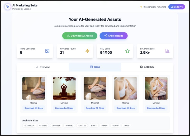 AI App Marketing Suite - Icon Generator & ASO Tools – screenshot 7