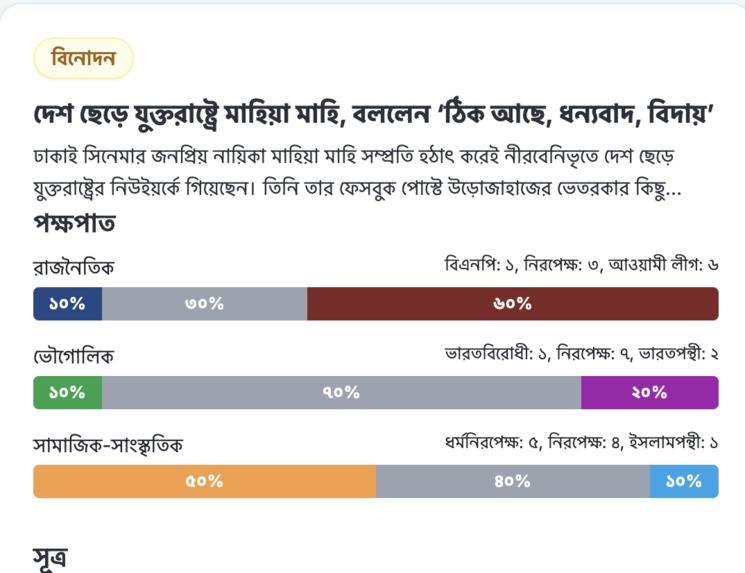 Perspectivity - OpenNewsInsightFramework – screenshot 2