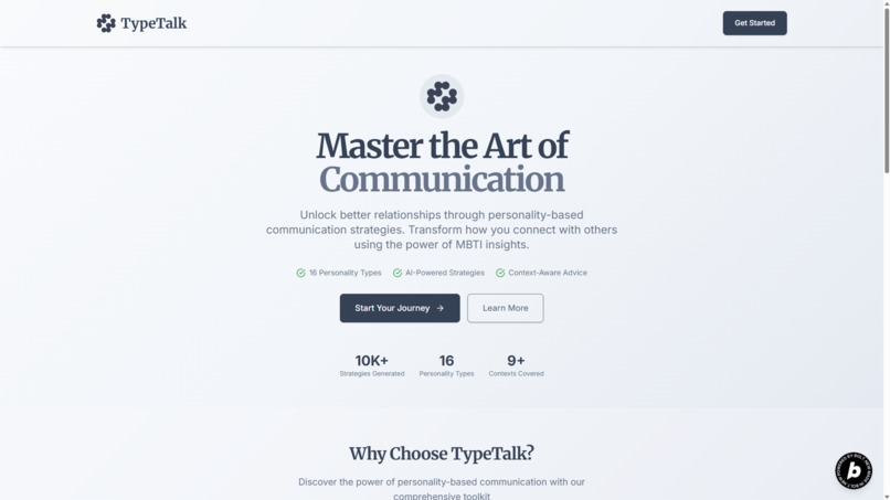 TypeTalk – screenshot 1