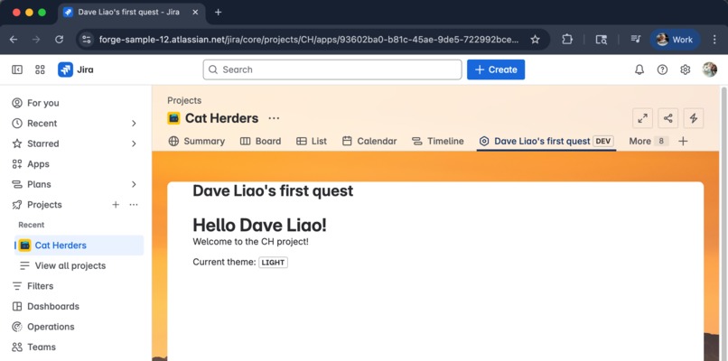 Hallo, Jira project pane-y – screenshot 1