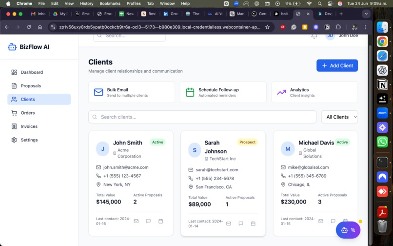 Business and sales automation for SMEs – screenshot 1