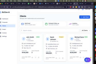 Business and sales automation for SMEs
