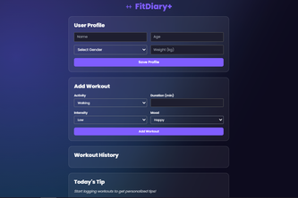 FitDiary Plus