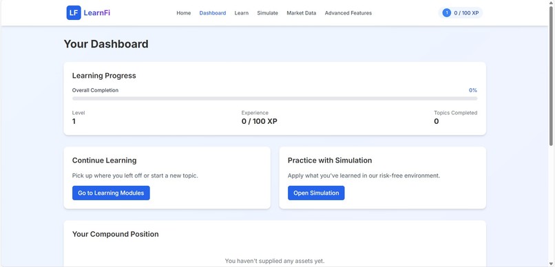 LearnFi  – screenshot 2