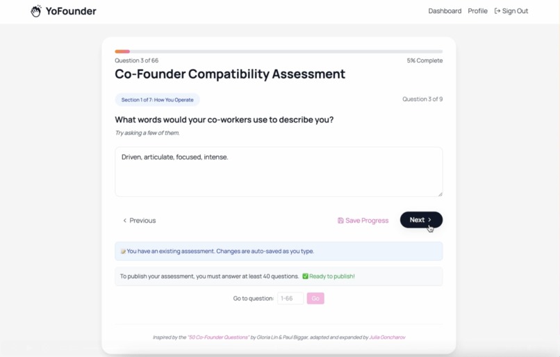 YoFounder – screenshot 3