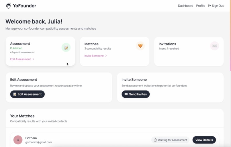 YoFounder – screenshot 6