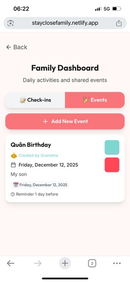 Stay Close - Family Care App for Elderly  – screenshot 9