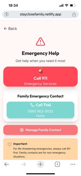 Stay Close - Family Care App for Elderly  – screenshot 10