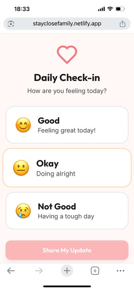 Stay Close - Family Care App for Elderly  – screenshot 5