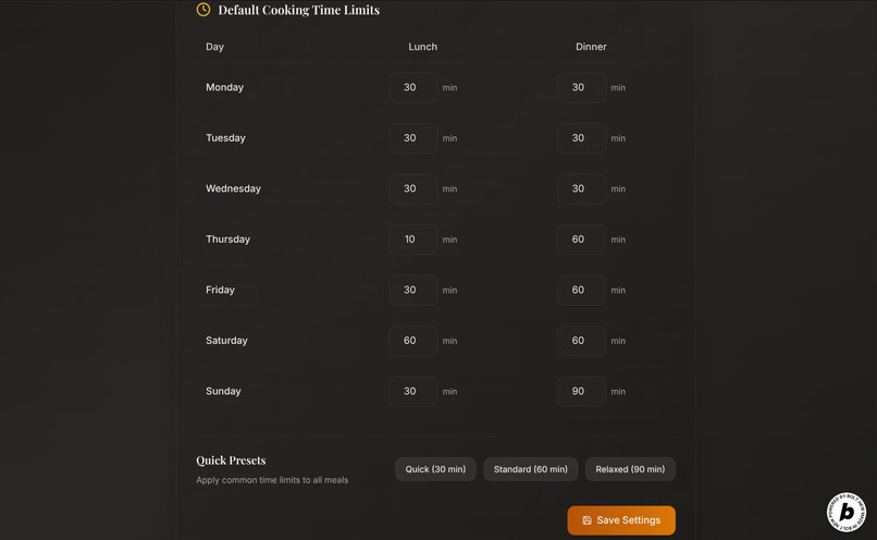 Smart Family Meal Planner – screenshot 5