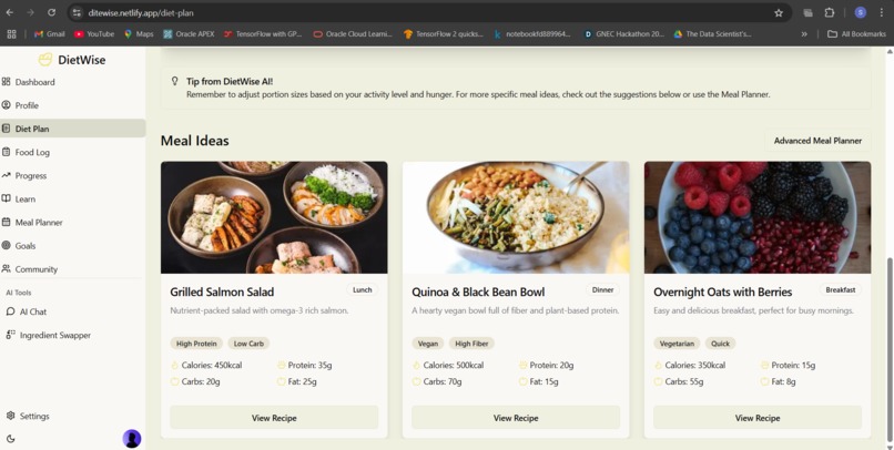 DItewise – screenshot 1