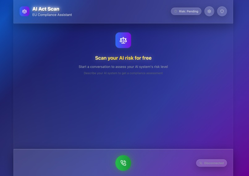 AI Act Compliance app – screenshot 2