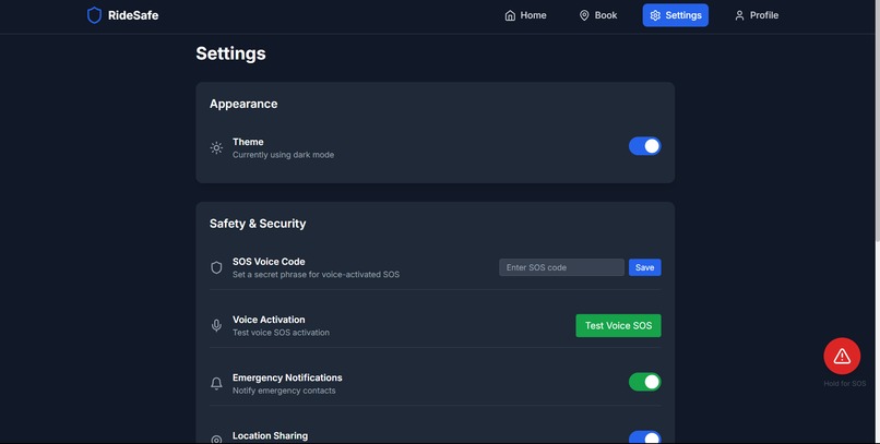 RideSafe - Advanced Ride Sharing Safety App – screenshot 5