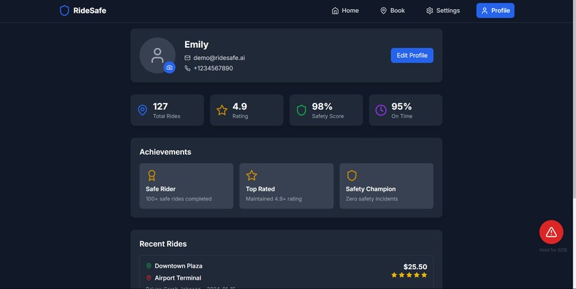 RideSafe - Advanced Ride Sharing Safety App – screenshot 8