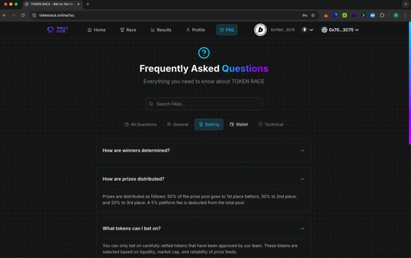 Token RACE – screenshot 8