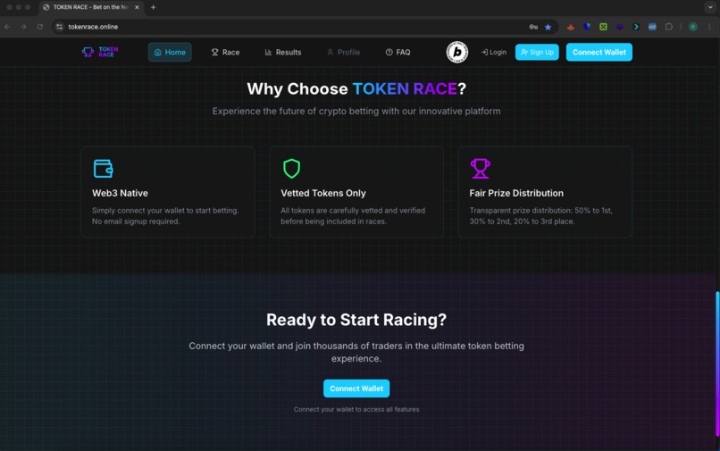 Token RACE – screenshot 2