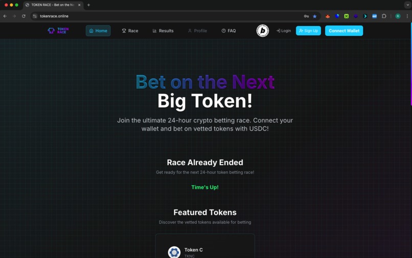 Token RACE – screenshot 1