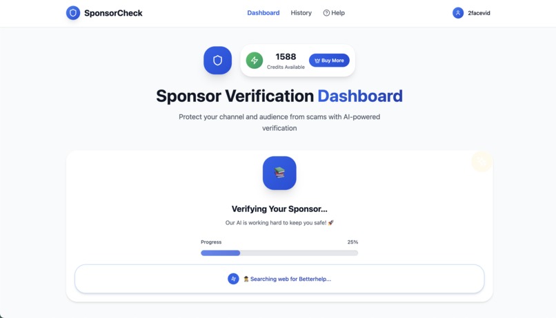 SponsorCheck – screenshot 3