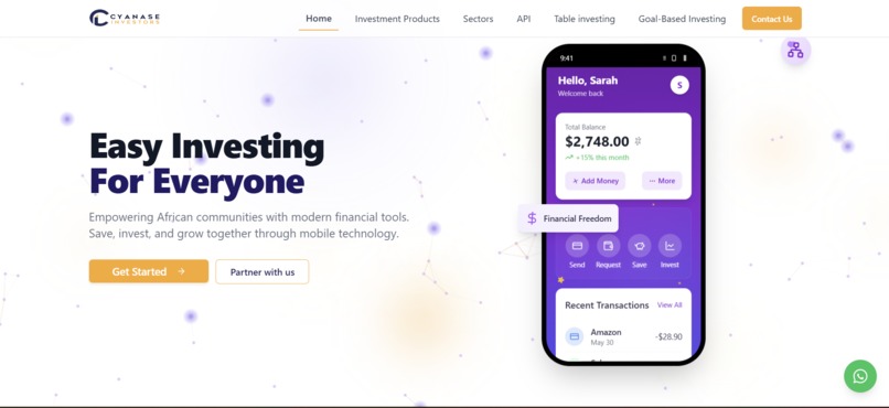 Cyanase Inclusive Finance – screenshot 1