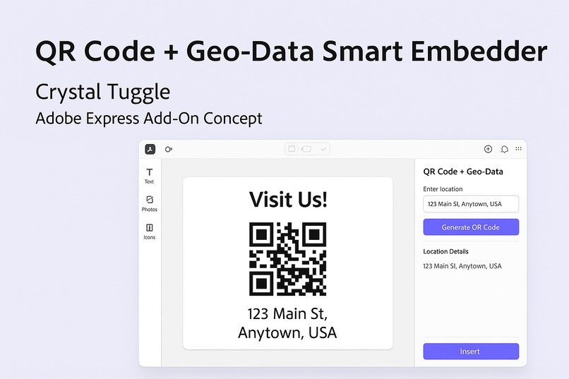 QR Code + Geo-Data Smart Embedder – screenshot 2
