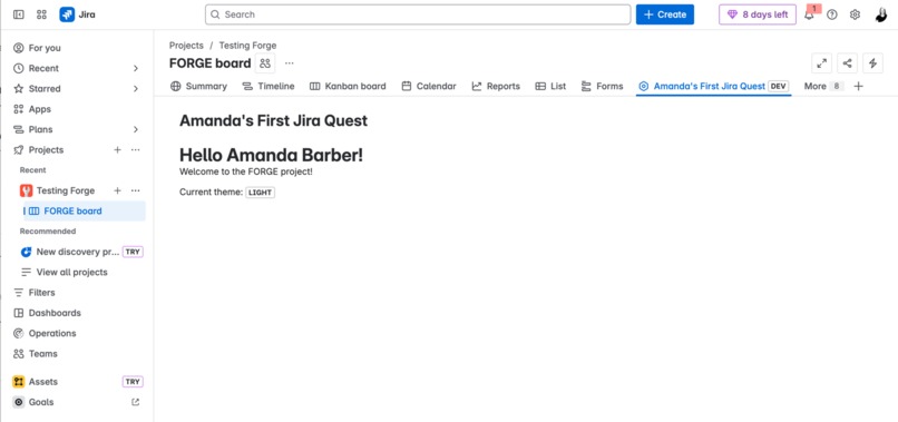 Hello World - Amanda's First Forget Quest – screenshot 1