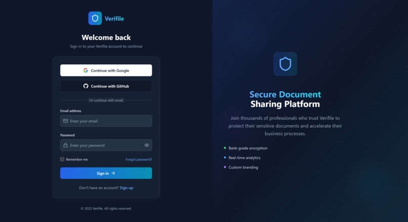 Verifile – screenshot 2