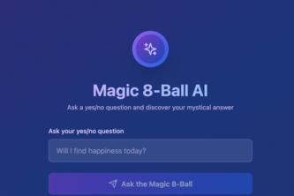 Magic 8-Ball AI APP