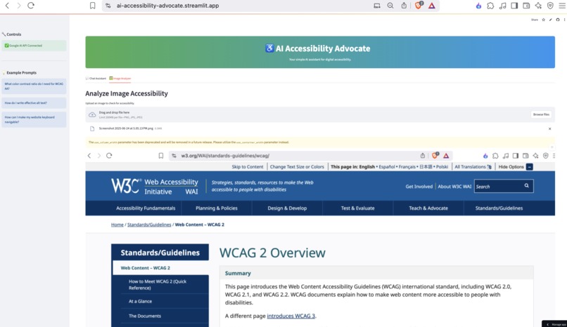 AI Accessibility Advocate Assistant – screenshot 3