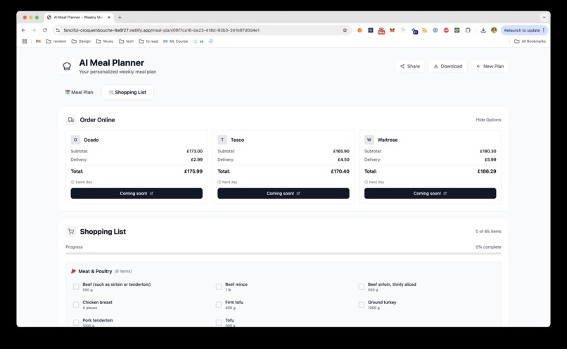 AI Meal Planner – screenshot 3