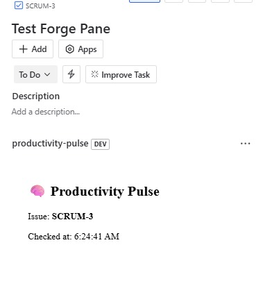 Productivity Pulse – screenshot 1