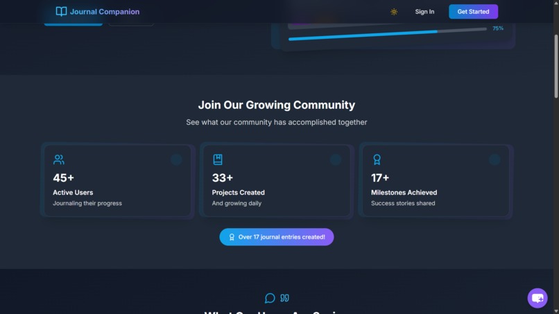 Journal Companion – screenshot 2