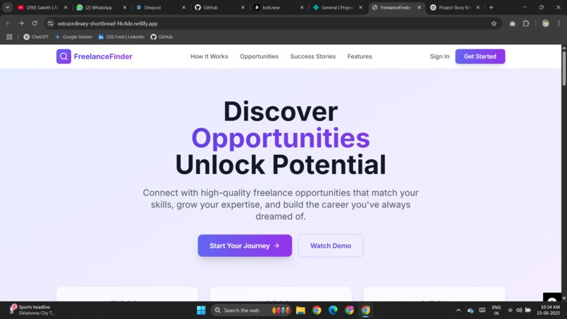 FreelanceFinder-Discovering-Opportunities – screenshot 1