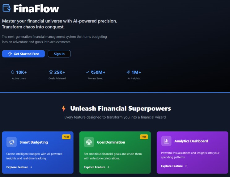 AI Based Financial management  – screenshot 1