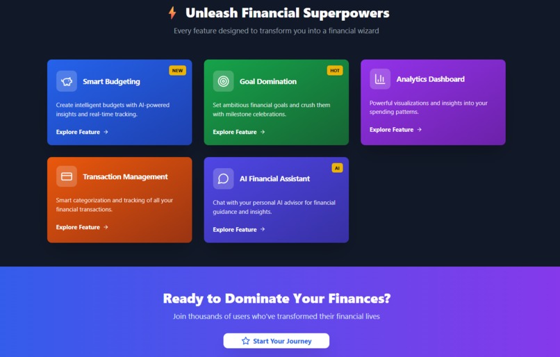 AI Based Financial management  – screenshot 3