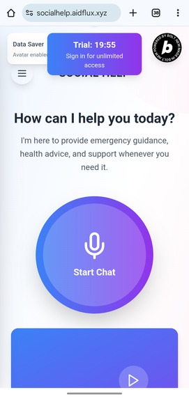 Social Help – screenshot 1