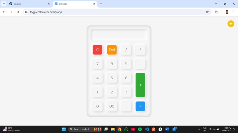 Toggle Calculator – screenshot 1