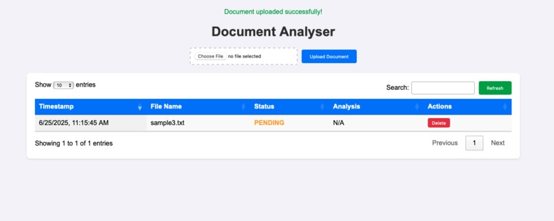 Smart Document Analysing System – screenshot 2