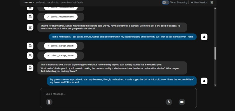 DreamWeaver AI Startup Mentor – screenshot 2