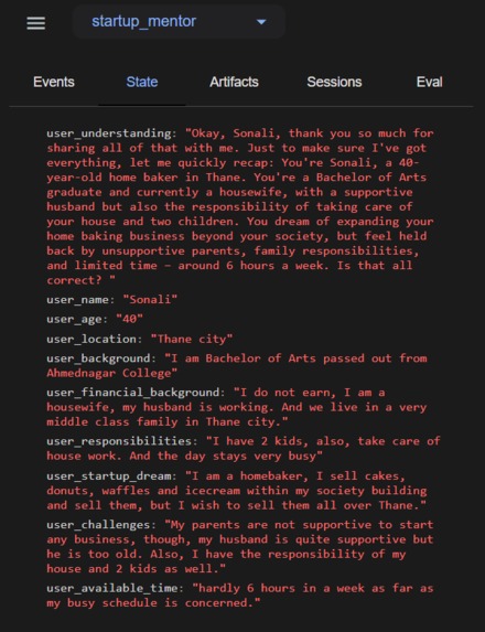 DreamWeaver AI Startup Mentor – screenshot 3