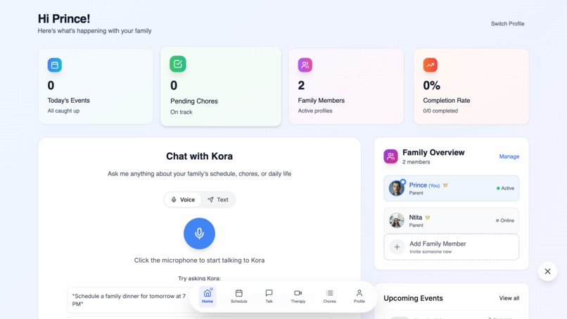 Kora AI-Powered Family Assistant – screenshot 4