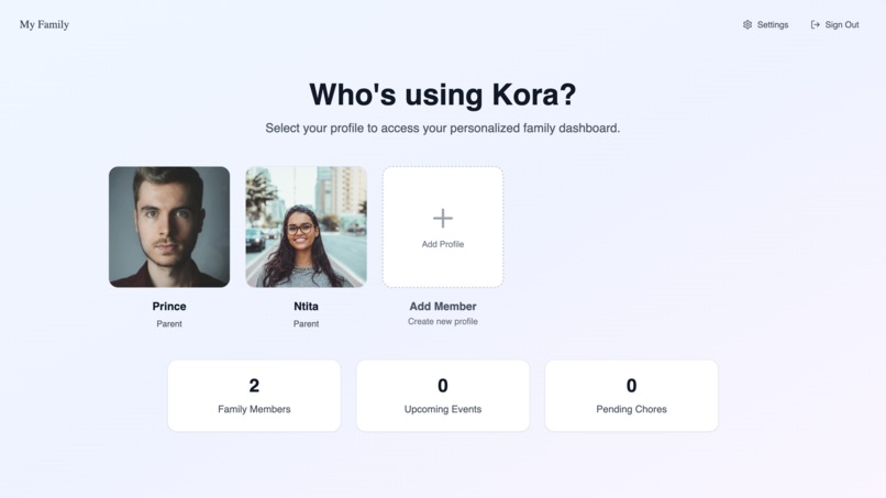 Kora AI-Powered Family Assistant – screenshot 3
