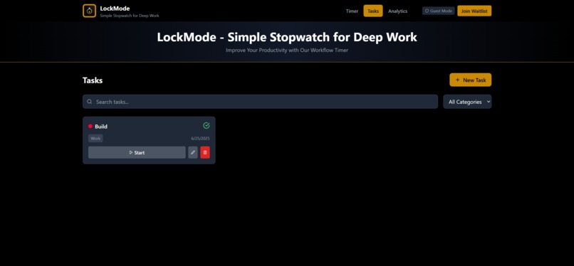 LockMode - Simple Stopwatch for Deep Work – screenshot 2
